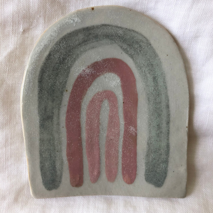 Handmade Ceramic Rainbow Dish